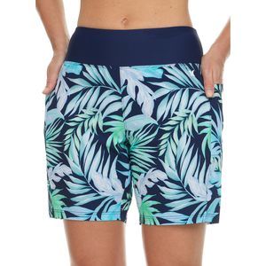 NEW Hurley High Waisted Swim Shorts Women, 7" Board Shorts with Pockets & Inner